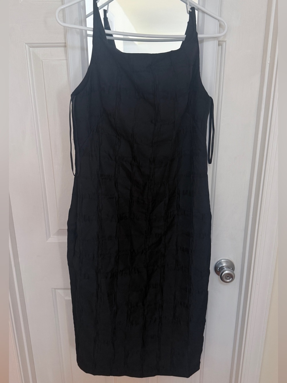 Donna Karan Black Midi Slip Dress